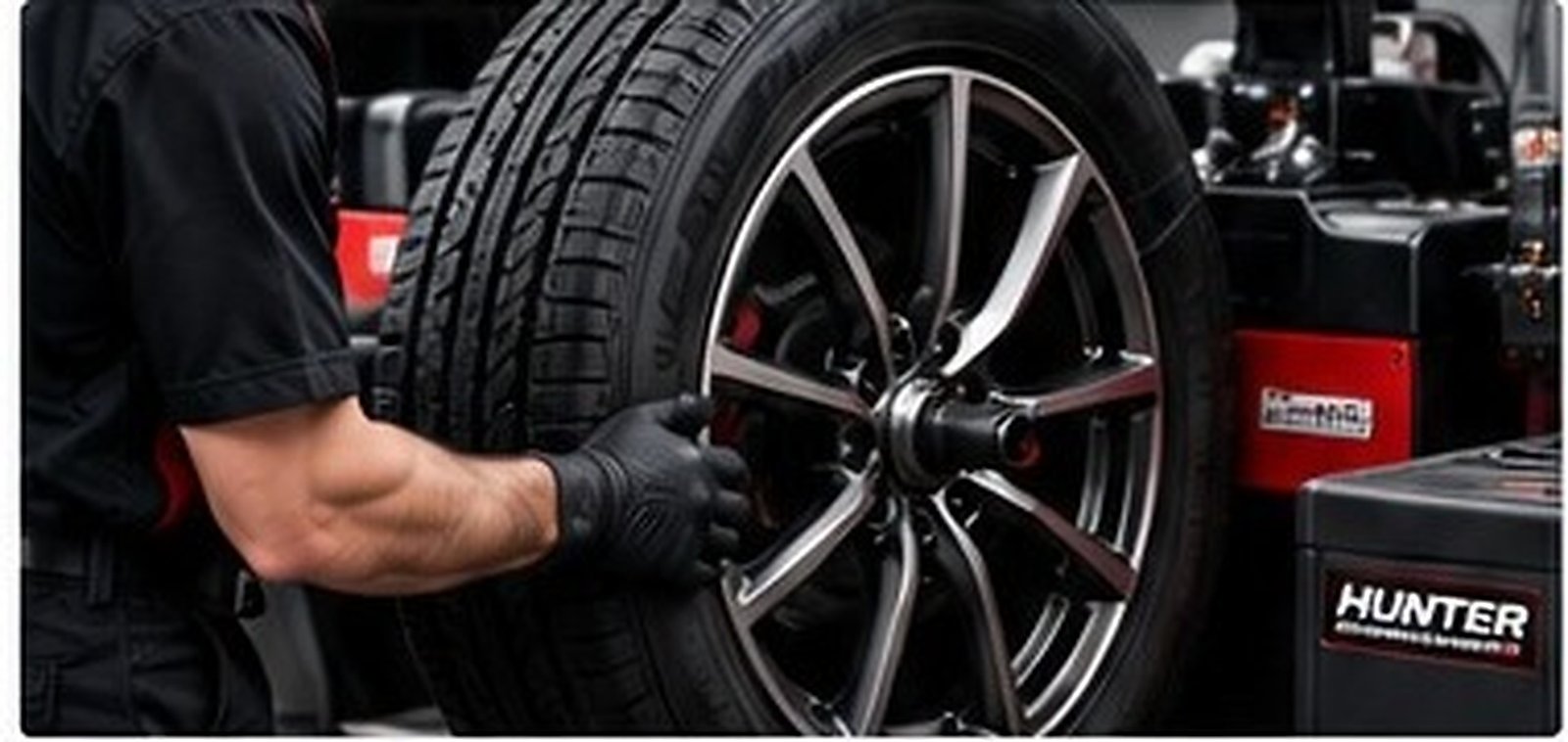 Tire balancing service